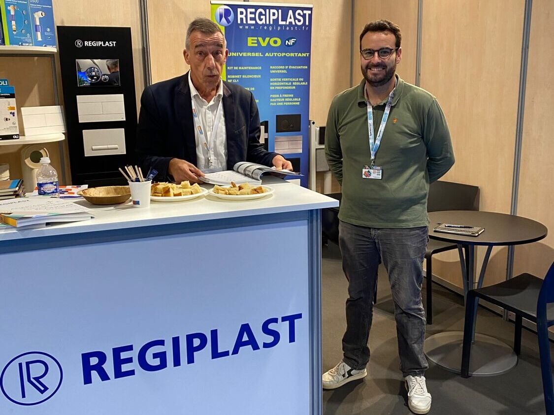 L'Agence Commerciale GOBIN représente REGIPLAST au salon incontournable du BTP ARTBAT - Bruno Rautureau et Maxime Liopé