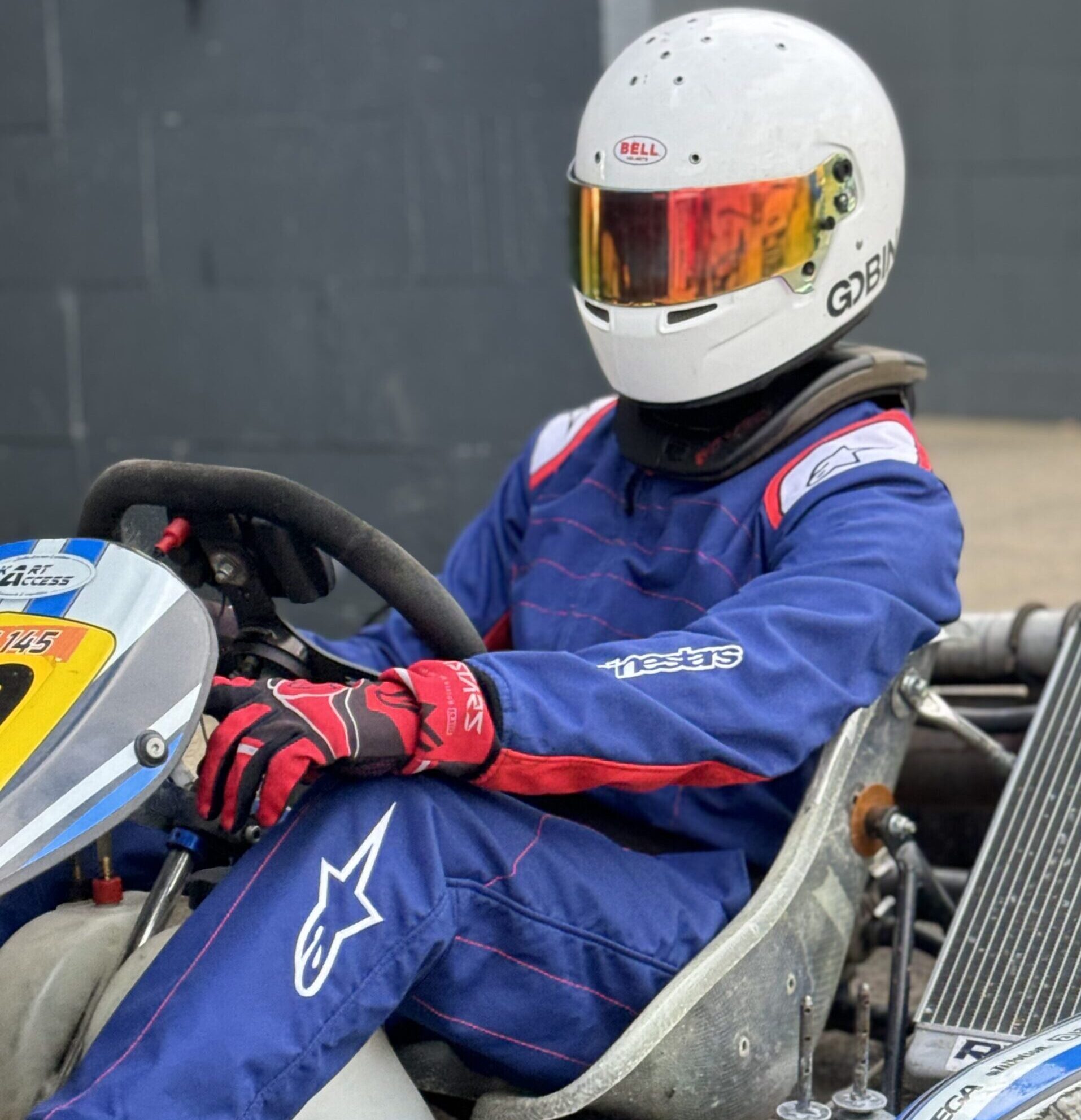 Esteban GOBIN, un jeune que l'Agence sponsorise au profit de sa passion le karting