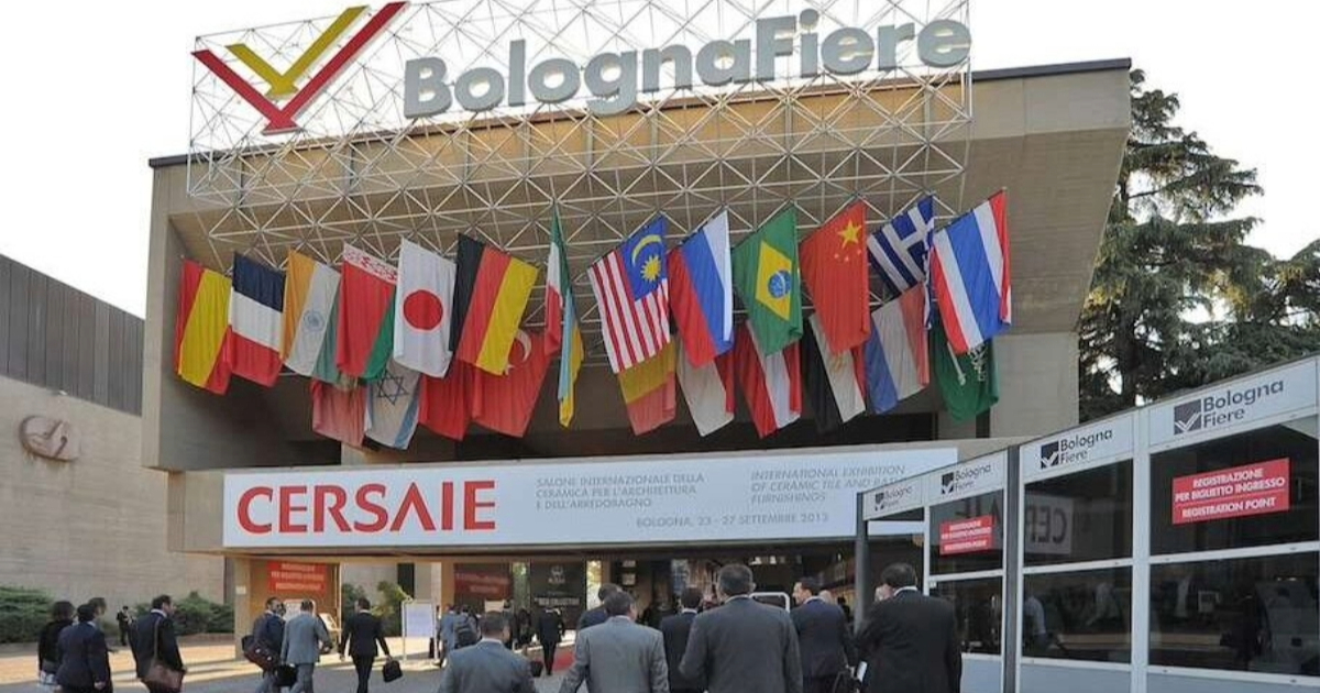 Porte d'entrée du Cersaie à Bologna