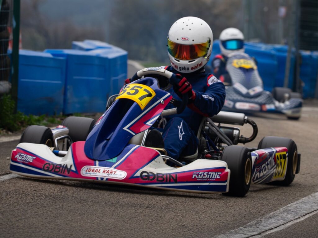 Esteban en pleine action sur le circuit de Metz