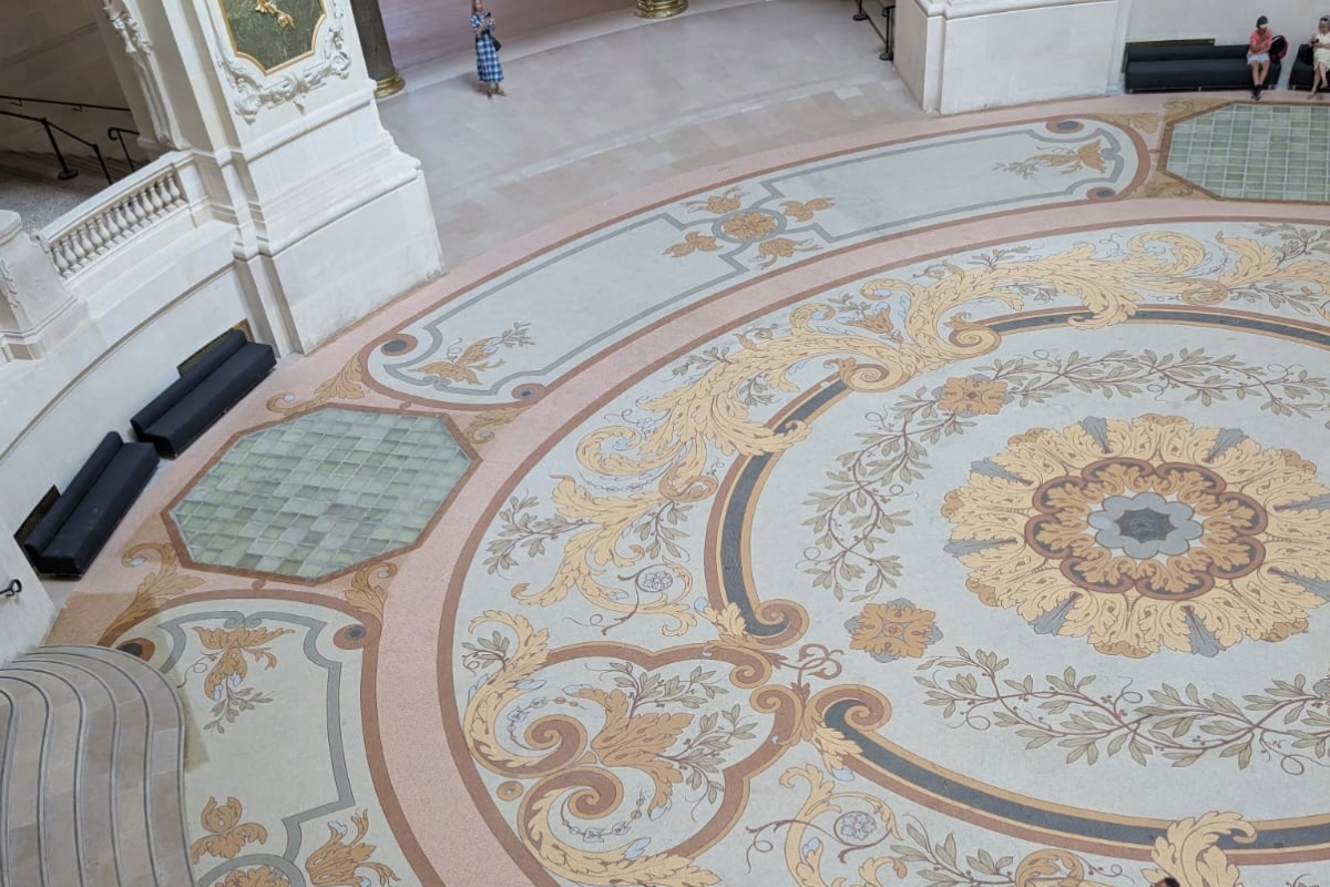 Restauration des dalles de sols du Grand Palais de Paris